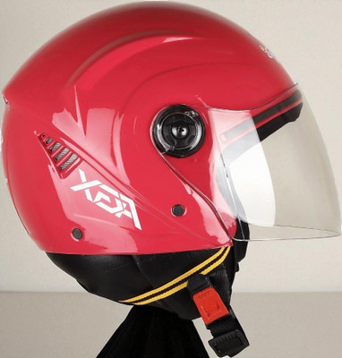 deletion Aura Open Face Unisex Bike/Scooty (NN-1) Motorbike Helmet(Pink)