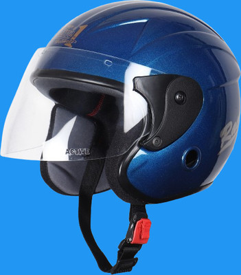 nextin nano_205 Motorbike Helmet(Blue)