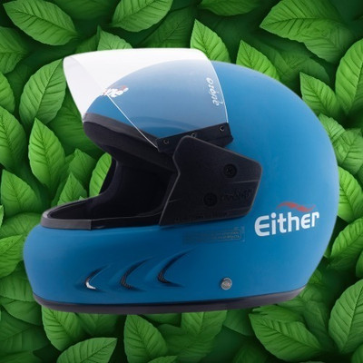 OZONE Full-Face Helmet_Either_Superior quality_Unisex_@V@40 Motorbike Helmet(SKY BLUE)