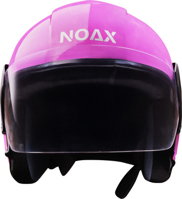 NOAX UNISEX HELMET ISI PROOFED SOLID HELMET BUY SURE@97 Motorbike Helmet(Pink)