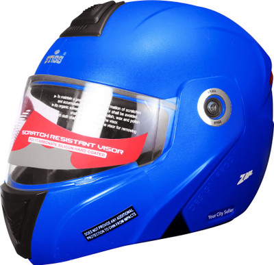stiss fluip up blue plane model Motorbike Helmet(Blue)