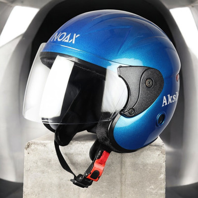 NOAX ISI MARKED KING OF HELMET UNISEX RIDDING HELMET TOP SELLING(DD-346 Motorbike Helmet(Blue)