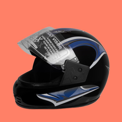 NOAX Double filter unisex helmet5 Motorbike Helmet(Black)
