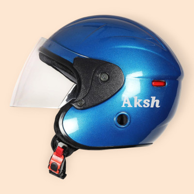 NOAX SAFETY HELMET FOR ONROAD RIDDING SOLID MATERIAL-TWO WHEELER(SLFK-AT-1688 Motorbike Helmet(Blue)