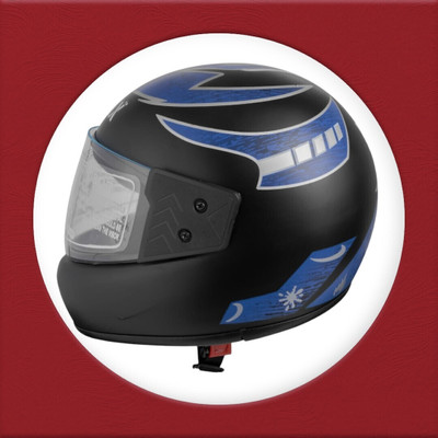 NOAX unisex full face good hard quality helmet-Green272 fk_39 Motorbike Helmet(Blue)