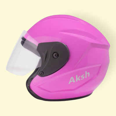 NOAX ISI MARKED KING OF HELMET UNISEX RIDDING HELMET TOP SELLING(DD-1883 Motorbike Helmet(Pink)
