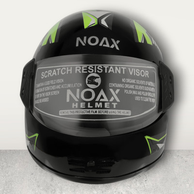 NOAX unisex full face good hard quality helmet-Green317 Motorbike Helmet(Green)