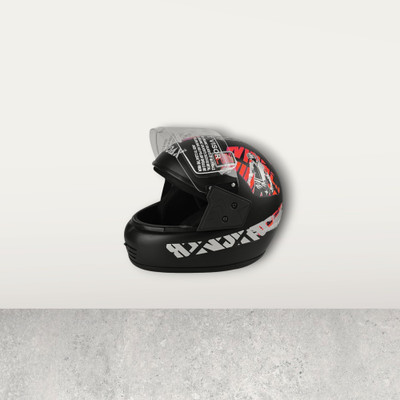 NOAX ISI marked helmet solid helmet((fk189 Motorbike Helmet(Red)