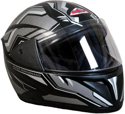 SRH ISI Approved Full Face Motorcycle Helmet|Stylish Bike Riding Helmet Motorbike Helmet(Black)