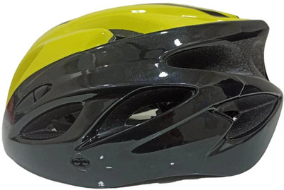 XPEDITION XPERTS Integrated Molding Breathable Cycling Helmet CL-3608 Cycling Helmet(Black/Yellow)