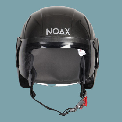 NOAX unisex open face helmet for safty382 Motorbike Helmet(Grey)