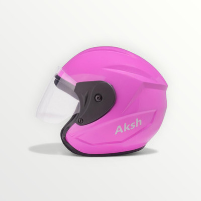 NOAX ISI MARKED HELMET FOR SAFTY RIDDING UNISEX FK)599 Motorbike Helmet(Pink)