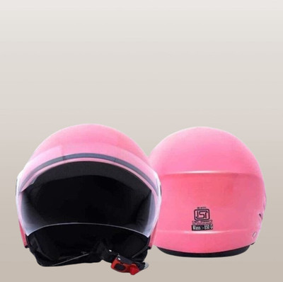 KIN Half Face Helmet_ISI certified_Pink25 Motorbike Helmet(Pink)