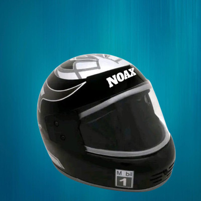 NOAX UNISEX SAFETY HELMET ONROAD HELMET- TWO WHEELER,BIKE & SCOOTER (SL-304 Motorbike Helmet(Black)