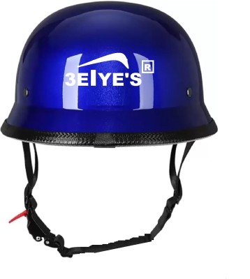 3eiye`s 3Eiye's German Retro Open Face Motorbike Helmet(Light Blue)