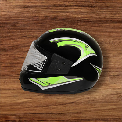 NOAX unisex full face good hard quality helmet-Silver280280- jaal- 80GREENGREEN280 Motorbike Helmet(Green)