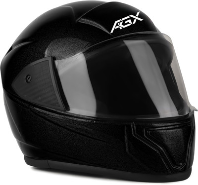 FOROLY Jazz Paint with Anti UV pc Visor ABS Material Unisex Motorbike Helmet(Black)