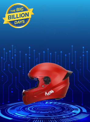 OZONE Premium Quality_Full Face Helmet_A21@4 Motorbike Helmet(Red)