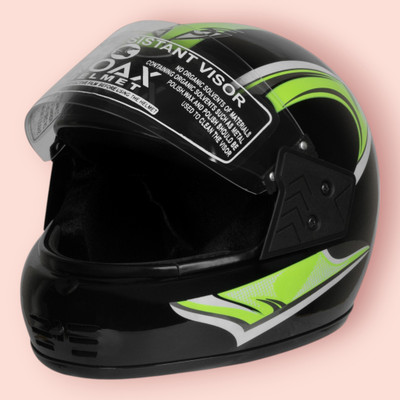 NOAX UNISEX SAFETY HELMET ONROAD HELMET- TWO WHEELER,BIKE & SCOOTER (SL-352 Motorbike Helmet(Green)