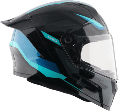 VEGA Sonic Trigger isi & Dot Certified Full Face Sports Medium Motorbike Helmet(Glossy Black Blue)
