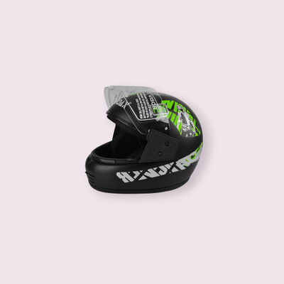 Font unisex full face good hard quality helm-250-ABC Motorbike Helmet(Green)