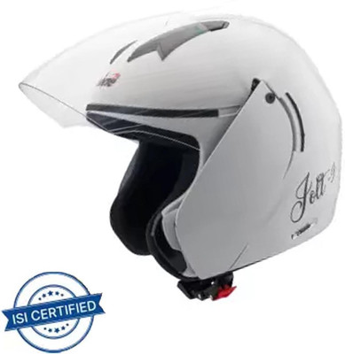 OZONE SV_OPENFACE HELMET_SUPER QUALITY_NEW MODEL_AD56 Motorbike Helmet(White)