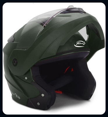 fuery FLIPUP HELMET FOR MEN WOMEN_New Motorsports Helmet(Green)