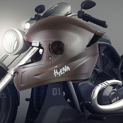 OZONE ONS_Premium Quality_Helmet_GV_@A@_43 Motorbike Helmet(Grey)
