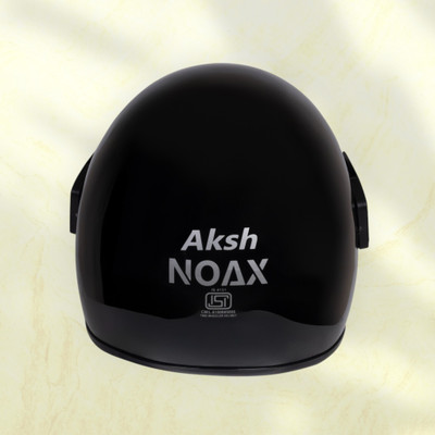 NOAX young men helmet for ridinggg motorbike-Black14 Motorbike Helmet(Black)