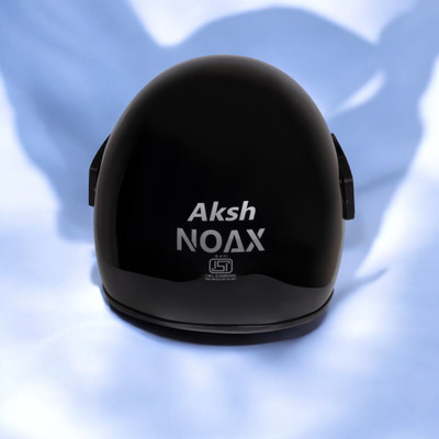 NOAX BRANDED ISI MARKED HELMET FOR UNISEX GENDER KEEP SAFE RIDING (SLFK-1026 Motorbike Helmet(Black)