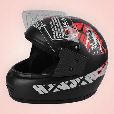 NOAX unisex safty helmet for riders_5--371-Red Motorbike Helmet(Red)