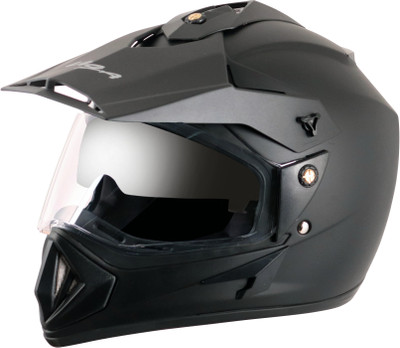 VEGA Off Road D/V Motorbike Helmet(Dull Black)