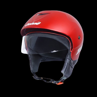 OZONE Zippo plain_OF_Unisex_largesize_Oz087 Motorbike Helmet(Red)