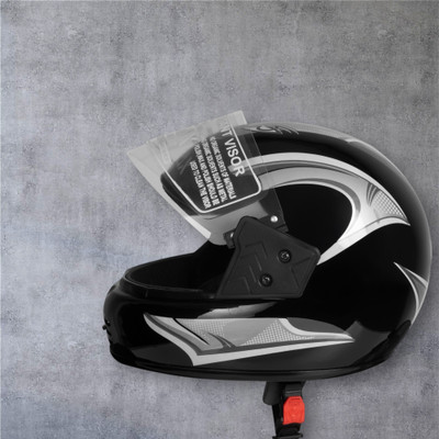NOAX KING OF HELMET UNISEX OPEN FACE motorbike HELMET-Blue7171-Silver j-ABCD Motorbike Helmet(Silver)