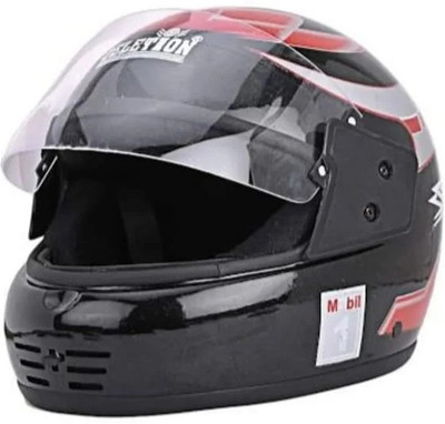 RECTITUDE Face Helmet 10 Motorbike Helmet(Black)