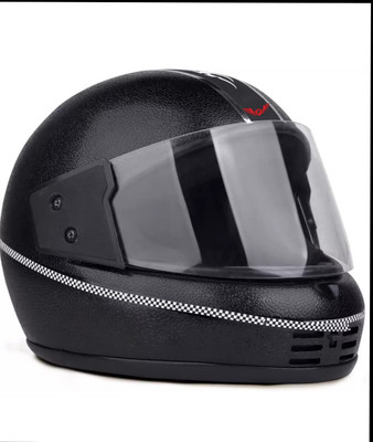 FOROLY Unisex Fullface Helmet Motorbike Helmet(Black)