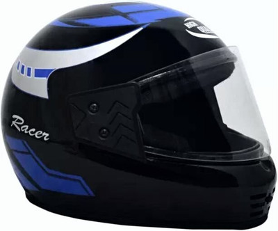HDRC _ BLUE KIMI FULL FACE HELMAT WITH ISI CERTIFIED ( SAVE PRECIOUS LIFE ) Motorbike Helmet(Blue)