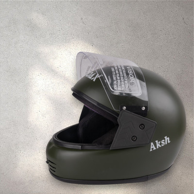 NOAX UNISEX SAFETY HELMET ONROAD HELMET- TWO WHEELER,BIKE & SCOOTER (SL-579 Motorbike Helmet(Black)