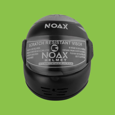 NOAX UNISEX SAFETY HELMET ONROAD HELMET- TWO WHEELER,BIKE & SCOOTER (SL-1560 Motorbike Helmet(Black)