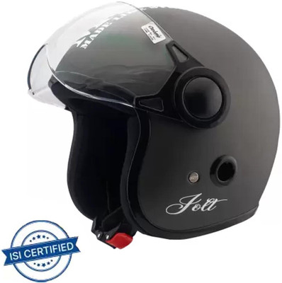 OZONE SV_OPENFACE HELMET_SUPER QUALITY_NEW MODEL_AD60 Motorbike Helmet(Black)