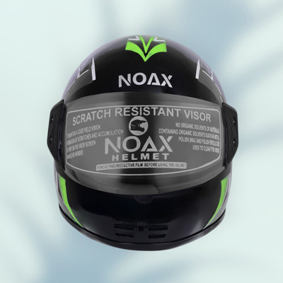 NOAX unisex full face good hard quality helmet-Green272 fk_320 Motorbike Helmet(Green)
