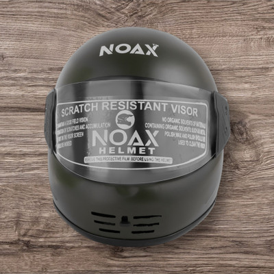 NOAX unisex full face good hard quality helmet-Green256256- - 56BLACKBLACK256 Motorbike Helmet(Black)