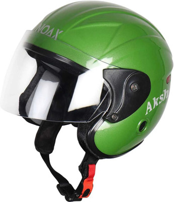 NOAX ISI marked helmet solid helmet((fk287 Motorbike Helmet(Green)