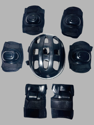 timerider Helmet for skating, cycling & skateboard for safety kit with adjustable straps Skating Helmet(Black)