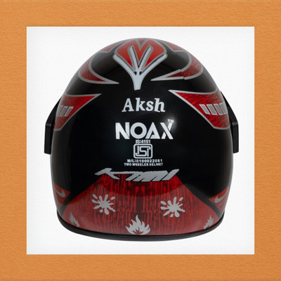 NOAX unisex full face good hard quality helmet-Green272 fk_137 Motorbike Helmet(Red)