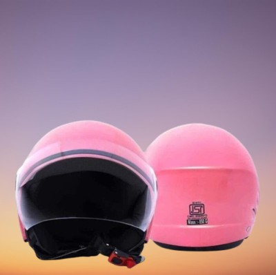 KIN Half Face Helmet_ISI certified_Pink08 Motorbike Helmet(Pink)