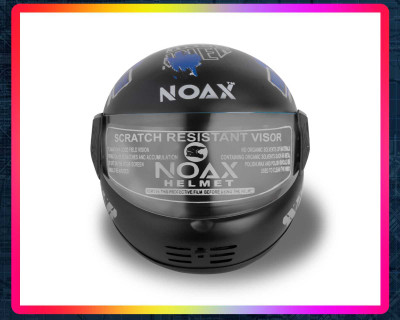NOAX SOLID QUALITY FOR UNISEX HELMET FULL FACE SL-172 Motorbike Helmet(Blue)