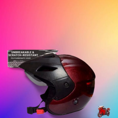 MonteX-1 New_Flip-up Bike helmet T40 Motorbike Helmet(Red)