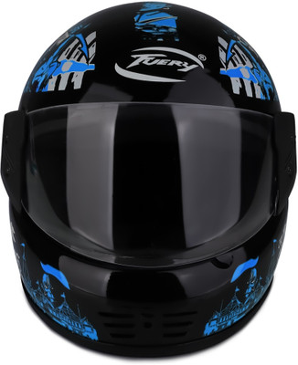 fuery Full Face Medium Size Helmet for Women J1123 Motorbike Helmet(Multicolor)