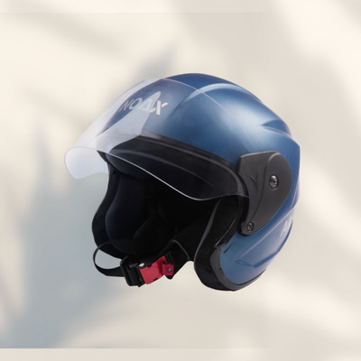 NOAX ISI MARKED KING OF HELMET UNISEX RIDDING HELMET TOP SELLING(DD-1037 Motorbike Helmet(Blue)
